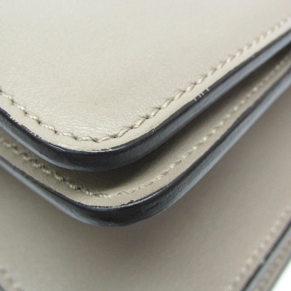 CHLOE Gray Leather Shoulder Bag - Picture 4 of 16